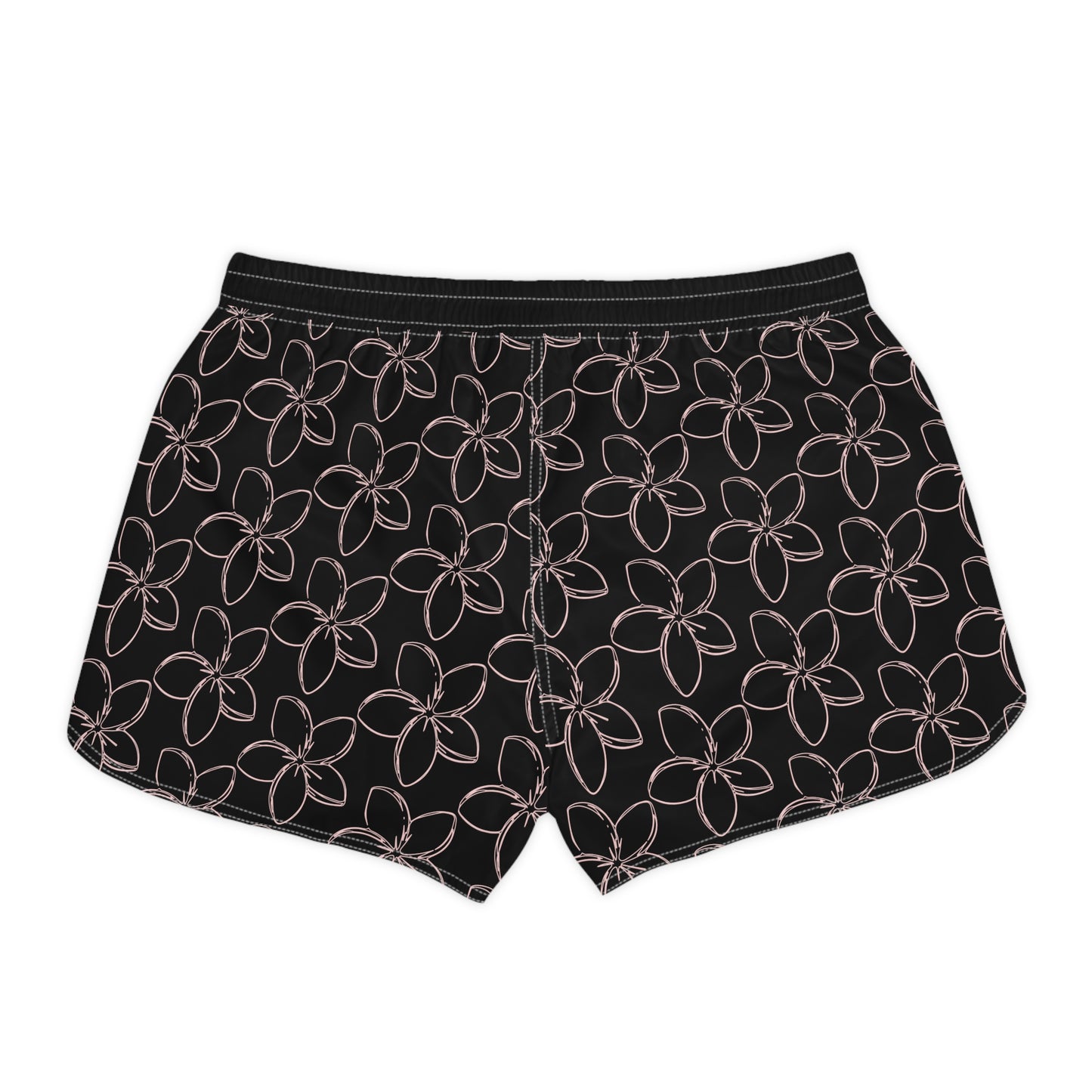 Plumeria Print Women's Shorts