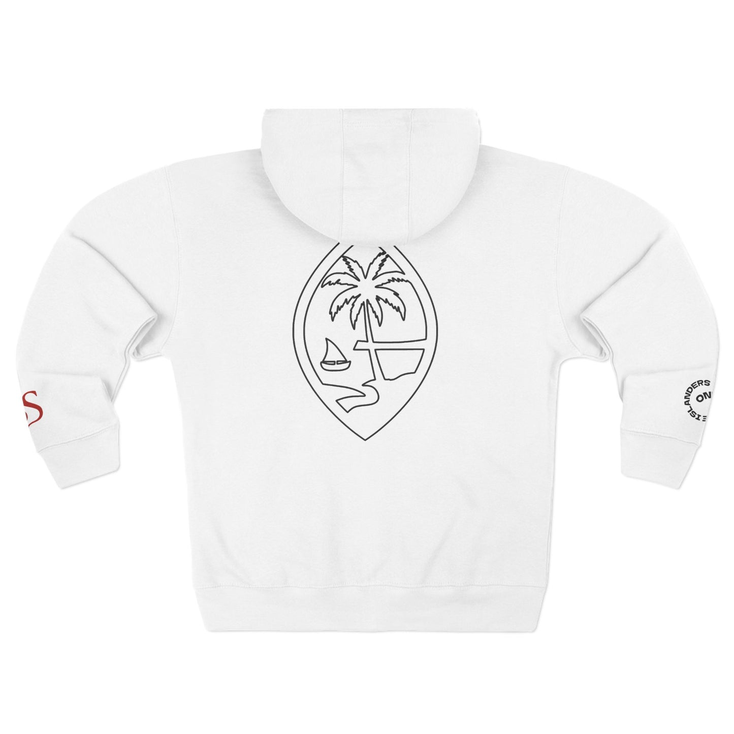 SS Guam Seal Zip Up Hoodie