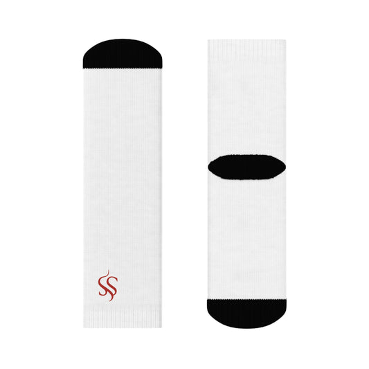 Red SS Crew Socks